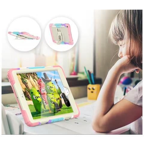 Custodia Colorata Resistente Con Supporto Per Ipad Pro 10.5""/air 3 - Foto 3