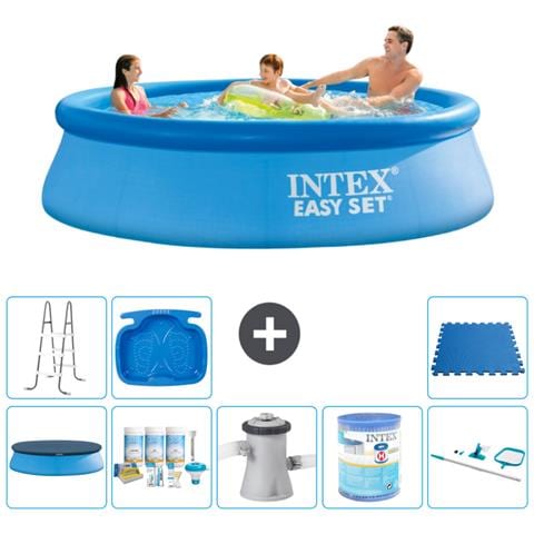 Piscina Fuori Terra - In Giro - 305x76 Cm - Blu - Include Accessori Coordinati A549 - Foto 1