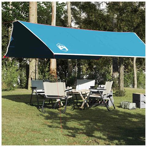 Telone Da Campeggio Blu 500x294 Cm Impermeabile - Foto 8