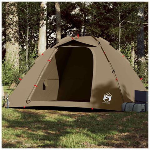 Tenda da Pesca 4 Persone Verde Oliva a Rilascio Rapido - Foto 1