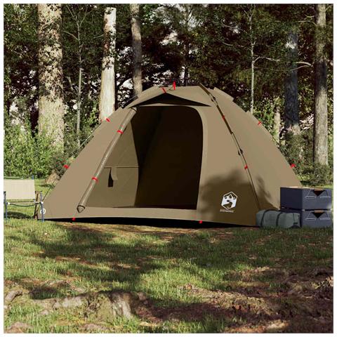 Tenda da Pesca 4 Persone Verde Oliva a Rilascio Rapido - Foto 2