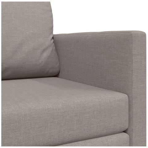 Divano Letto in Pietra 2-in-1 Tortora 124x71x78 cm Tessuto - Foto 9