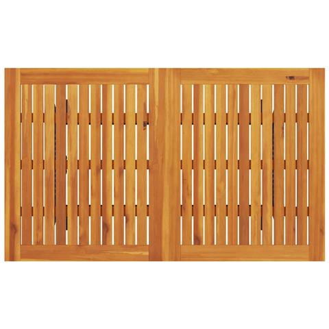 Divano da Giardino a 3 Posti Cuscini&Tavolo Nero in Polyrattan - Foto 9