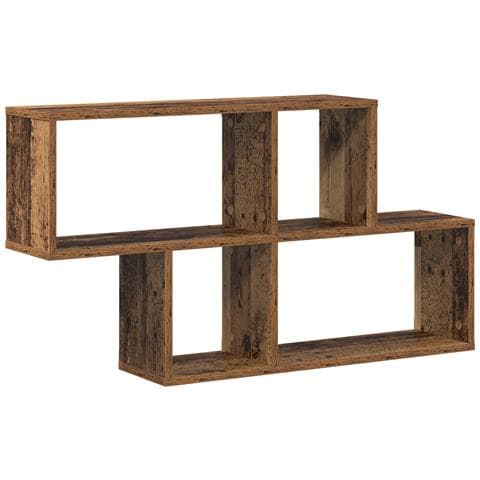Mensola da parete Legno Vecchio 100x20x53 cm Legno Ingegnerizzato - Foto 1