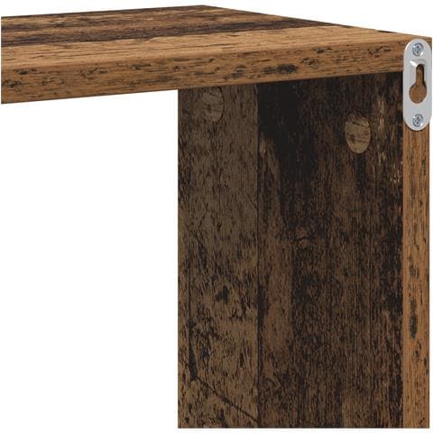 Mensola da parete Legno Vecchio 100x20x53 cm Legno Ingegnerizzato - Foto 9