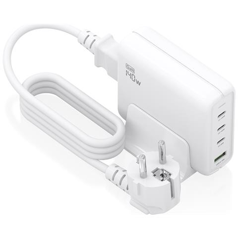 ASCH-140W4P055-W Caricabatterie per dispositivi mobili Universale Bianco AC Ricarica rapida Interno - Foto 1