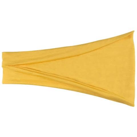 Set Di 3 Fasce Elastiche Sportive Tinta Unita - Fasce Yoga Larghe Assorbenti Per Donna Yellow+red+green - Foto 2