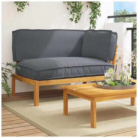 Set di divani con cuscino Antracite 133 x 92 x 69 cm - Foto 2