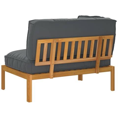 Set di divani con cuscino Antracite 133 x 92 x 69 cm - Foto 9