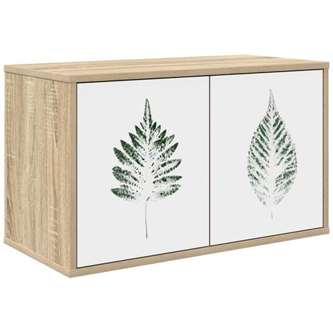 Mobile TV da Parete HANAU 69 x 33 x 40 cm Rovere Sonoma - Foto 1