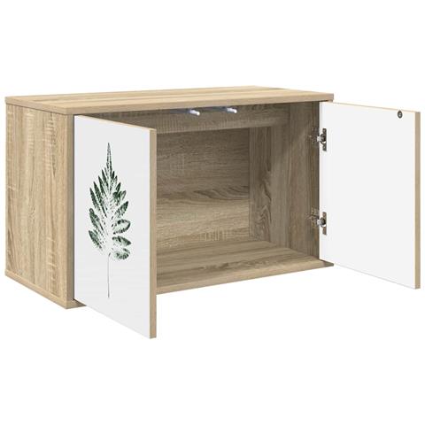 Mobile TV da Parete HANAU 69 x 33 x 40 cm Rovere Sonoma - Foto 2