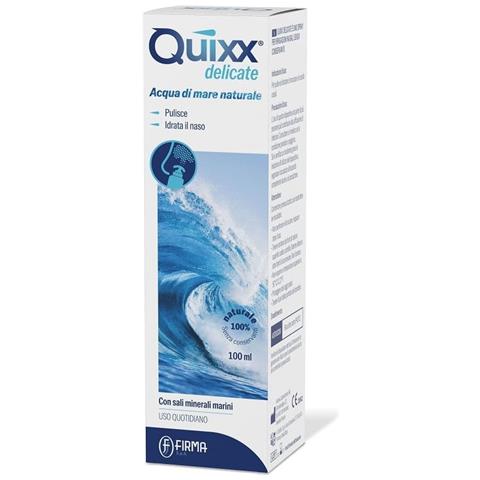Soluzione Spray per Irrigazioni Nasali Quixx Delicate Acqua Marina Isotonica 100 ml - Foto 1