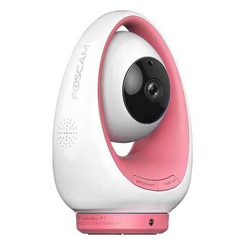 Fosbaby P1 Wi-Fi Rosa monitor video per bambino - Foto 2