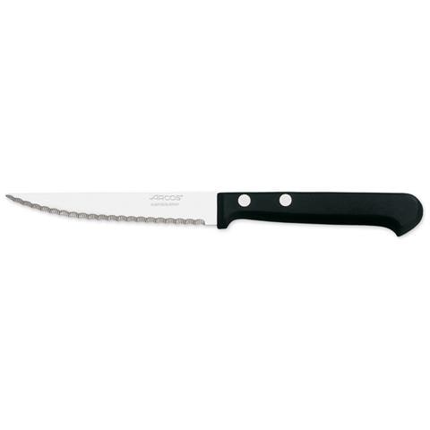 Coltello Bistecca da Tavola - Lama Acciaio Inossidabile Nitrum 110 Mm - Manico Nylon Colore Marrone - Foto 1