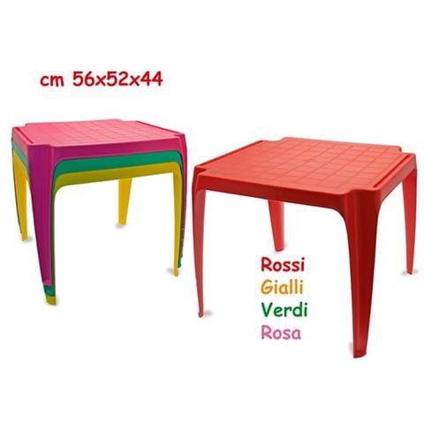 Tavolo In Plastica Colori Assortiti - Foto 1