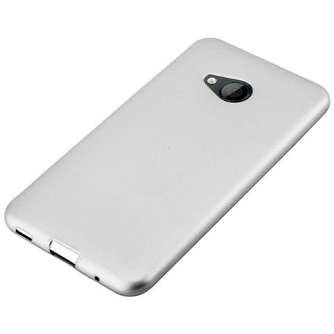 Custodia Compatibile Con Htc U Play In Argento Metallico - Coperchio Protettivo In Silicone Tpu Flessibile - Foto 8