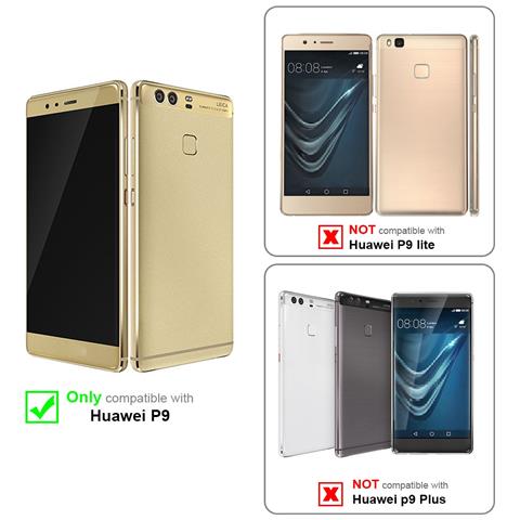 Custodia Compatibile Con Huawei P9 In Bruno Caffè - Coperchio Protettiva Con Chiusura Magnetica, Funzione Stand E Tasca Per Le Carte - Foto 11