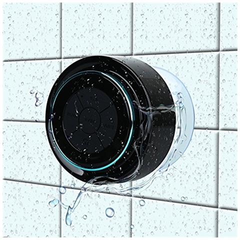 Bluetooth Cassa Altoparlante Impermeabile Da Doccia-wireless Speaker Waterproof Con Microfono Integrato, Altoparlante Bluetooth Doccia Vivavoce-portatile Per Casa / Esterno Compatabile Con Smartphones - Foto 4