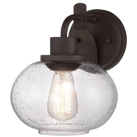 Applique 1 Luce Bronzo Antico, Attacco E27 - Foto 1