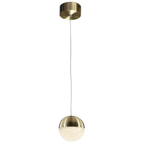 Sospensione A Soffitto Con Globo Led Integrato In Ottone - Foto 9