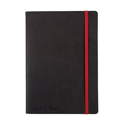 Oxford Nero N Red A5 Soft Cover Casebound Business Journal Governato E Notebook Numerato 144 Page 1 Notebook - Foto 1