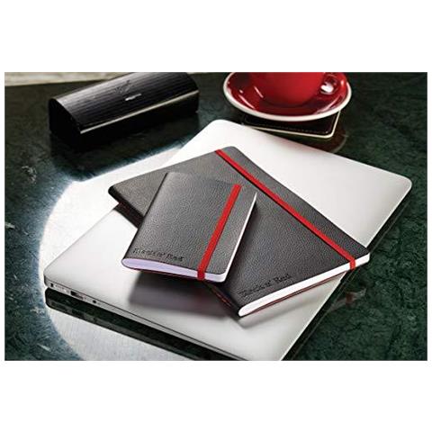 Oxford Nero N Red A5 Soft Cover Casebound Business Journal Governato E Notebook Numerato 144 Page 1 Notebook - Foto 2