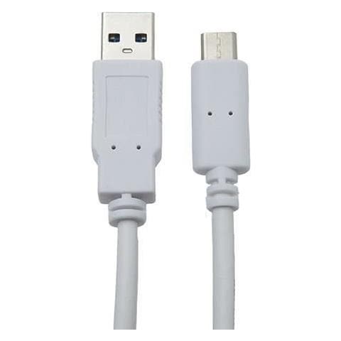 Cavo Usb 3.0 Usb-a / Tipo-c - Maschio / Maschio - Bianco - 1m - Foto 1