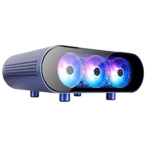 Case Pc Senza Alimentatore - Al300m - Mini Tower - Formato Micro-atx - Blu Notte (abko-al-300m-bu-sync)  - Foto 2