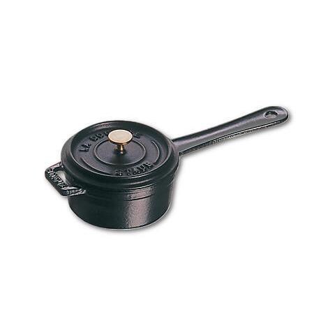 Mini Cocotte 2 Maniglie con Coperchio Nero - Foto 1