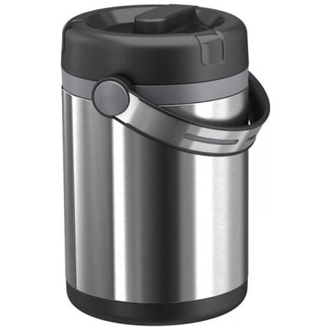 509245 Mobility Portavivande Termico con Chiusura a Vite, Acciaio Inossidabile, Nero / Antracite, 1.70 Liter, 1 Unità - Foto 1