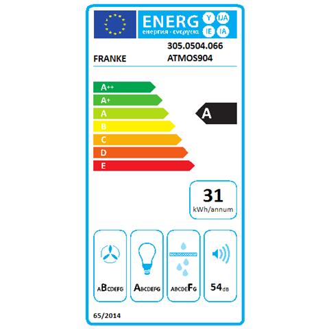 Cappa a Scomparsa ATMOS 904 Aspirante Colore Acciaio Inox - Foto 3