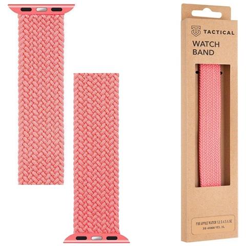 Cinturino Xl 767 Originale Braided String Per Apple Watch 1-2-3-4-5-6-7-se 38 40 41mm Rosa - Foto 1