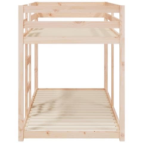 Letto A Castello 80x200 Cm In Legno Massello Di Pino - Foto 2