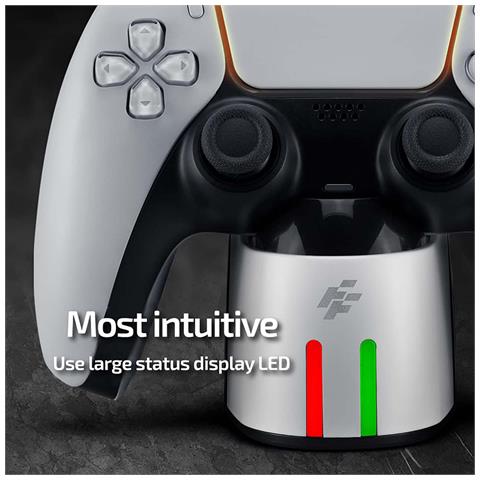 Doppia Stazione Di Ricarica Per Controller Ps5 Dock Caricatore Dual Charging - Foto 7