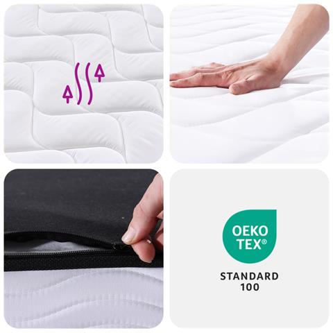 Materasso a Molle Bonnel Medio 200x200 cm King Size - Foto 9