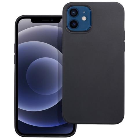 Custodia Tpu Silicone Cover Case Per Apple Iphone 12 - 12 Pro Black - Foto 1