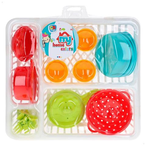 Set Di Accessori Per Bambini Colorbaby Giocattolo Scolapiatti 26 Pezzi (12 Unità) - Foto 2