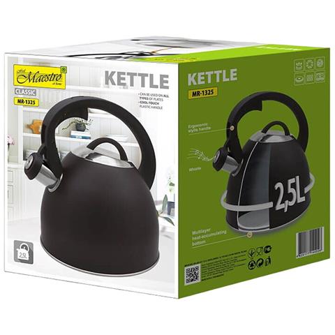 Teiera Mr-1325 Nero Acciaio Inossidabile 2,5 L - Foto 2