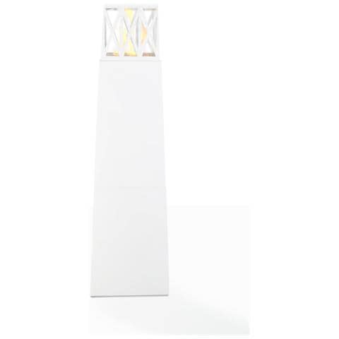 Camino A Bioetanolo Da Giardino Per Esterno Vulcano Bianco 40x40x145 - Foto 1