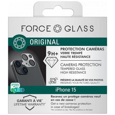 Salvadisplay In Vetro Temperato Per Iphone 15 Resistente, Trasparente - Foto 5