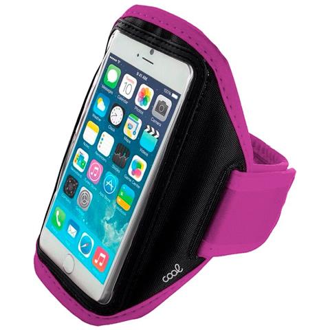 8434847060378 custodia 17 cm (6.7"") Fascia da braccio Nero, Rosa per Universal - Foto 1