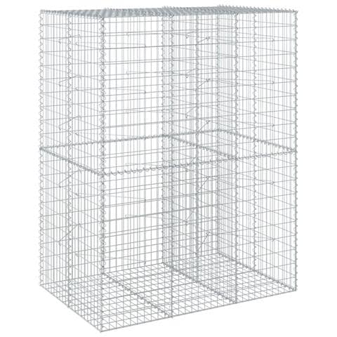 Cesto Gabbione Con Copertura 150x100x200 Cm In Ferro Zincato - Foto 2