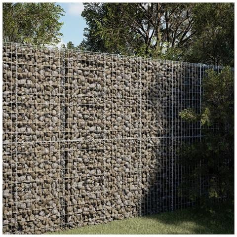 Cesto Gabbione Con Copertura 150x100x200 Cm In Ferro Zincato - Foto 1