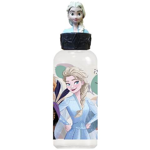 Borraccia 3d Originale Frozen Da 560 Ml Con Coperchio Decorato. - Foto 1
