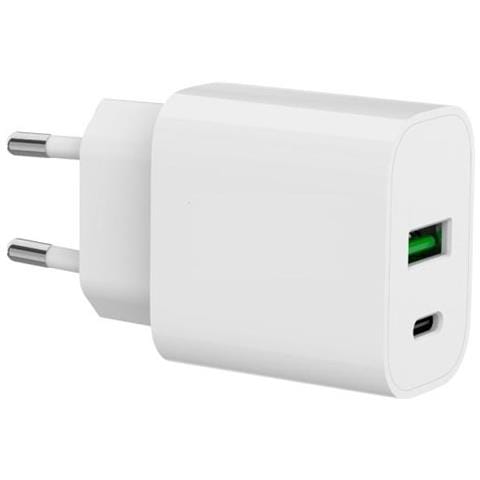 Caricatore USB-A + USB-C Universale 20W Fast Charge Tech - Foto 1