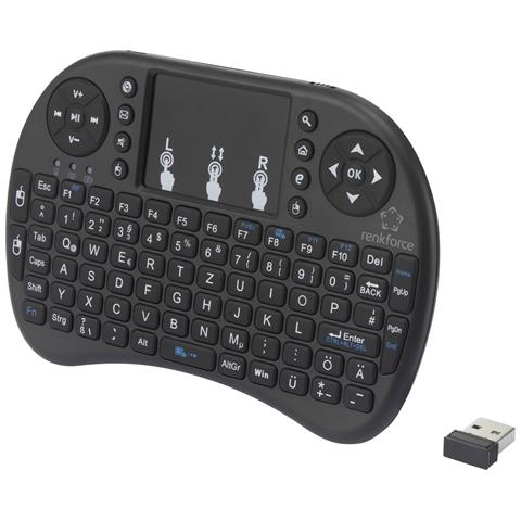 Tastiera Wireless 4064161043081 (Layout Tedesco) Colore Nero - Foto 1