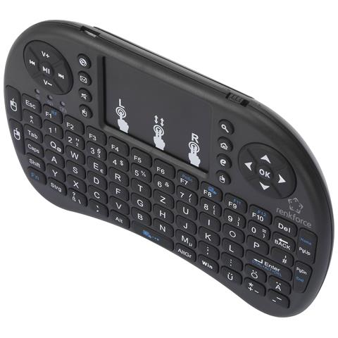 Tastiera Wireless 4064161043081 (Layout Tedesco) Colore Nero - Foto 4