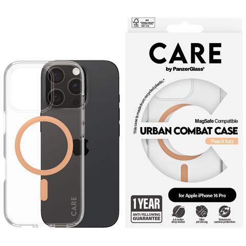 CARE by PG Peachy MagS iPhone16 6.3 Pro custodia per cellulare Cover Trasparente - Foto 4