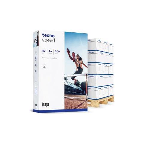 Inapa-tecno Tecno Speed Carta Inkjet A4 (210x297 Mm) 500 Fogli Bianco - Foto 1