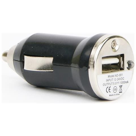 Dam  Caricabatteria Da Auto Usb 2x2x5 Cm. Colore Nero - Foto 3